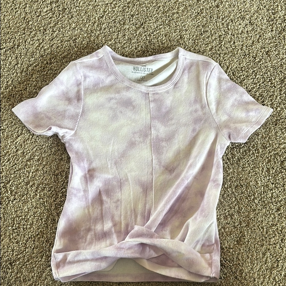 Hollister Purple Tie-Dye T-Shirt